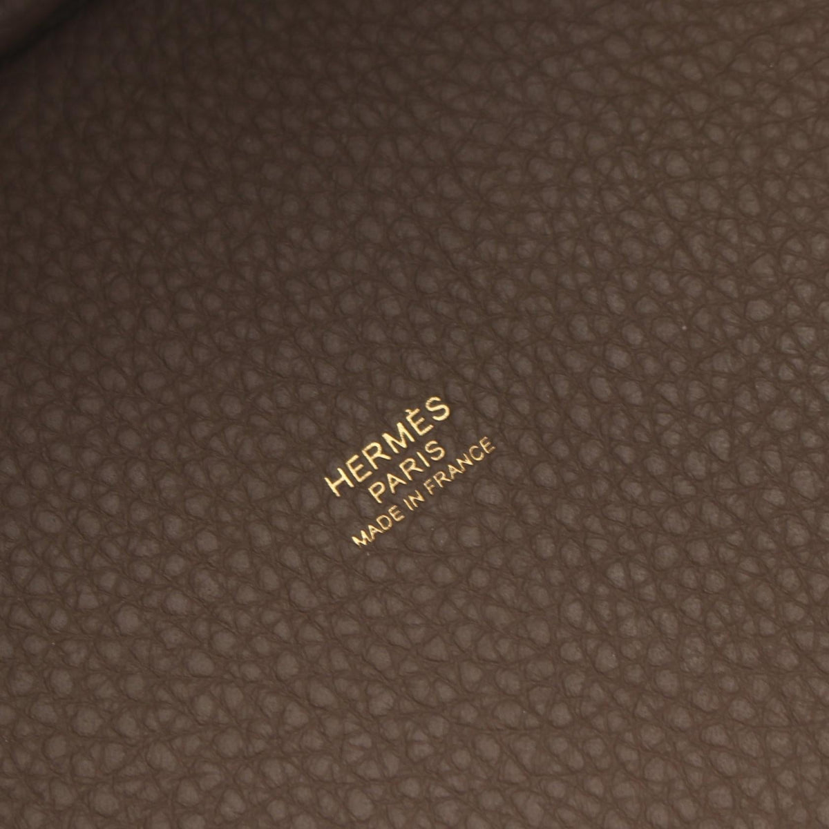 HERMES Picotin Lock PM Etoupe Grey Handbag Gray Taurillon Clemence Other Taurillon Clemence 2107601181249