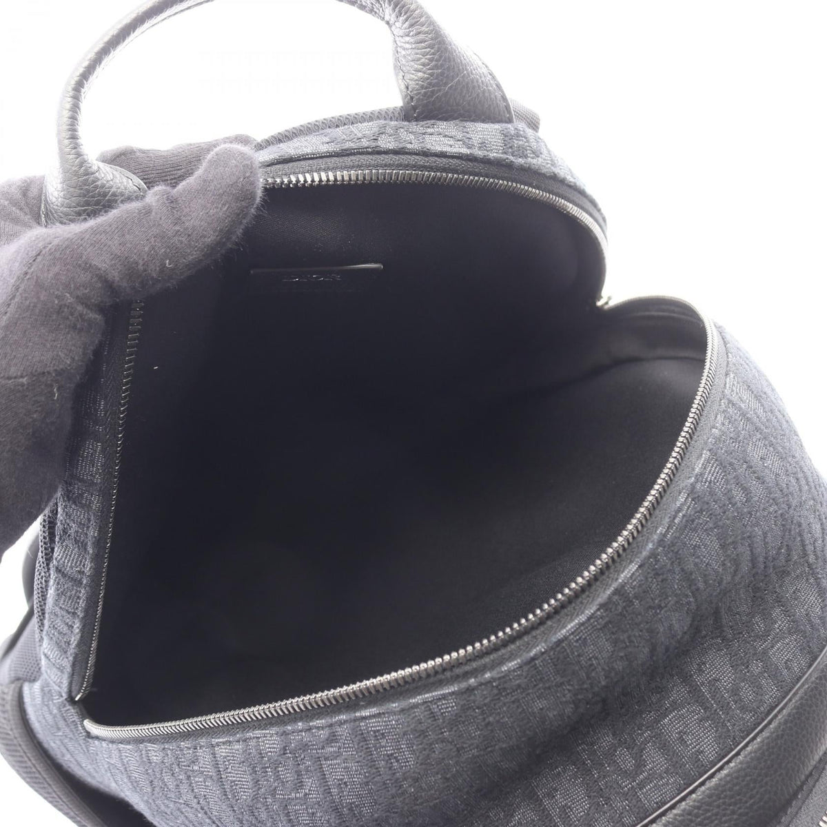 Dior DIOR 8 Oblique Rucksack Backpack Black canvas�leather 2101219858432