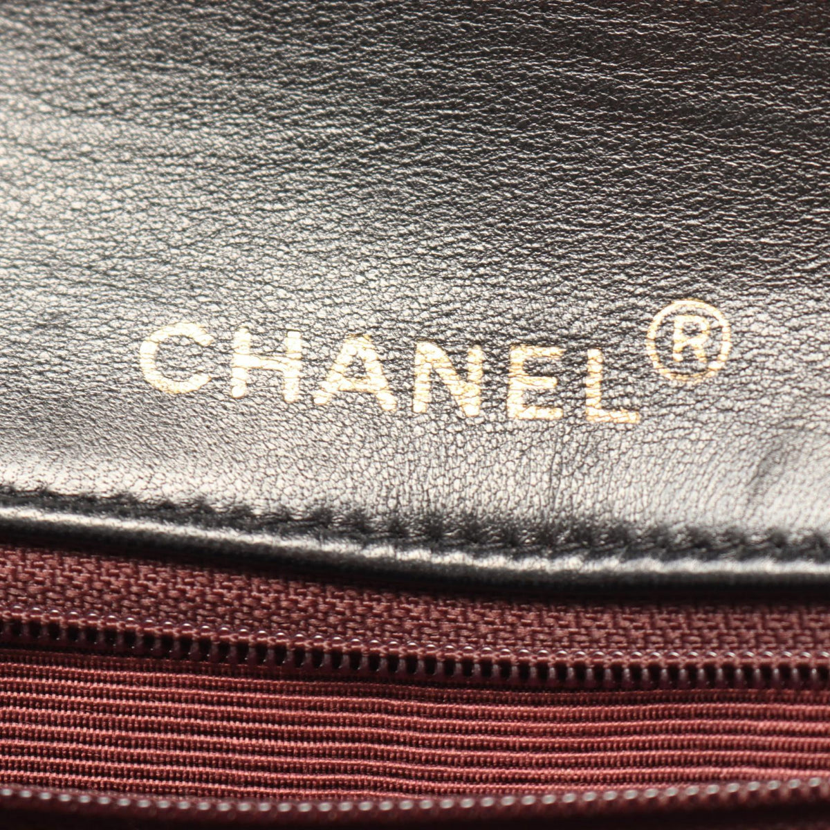 CHANEL Black Matelasse full flap Lambskin (sheep leather) 2101220211523