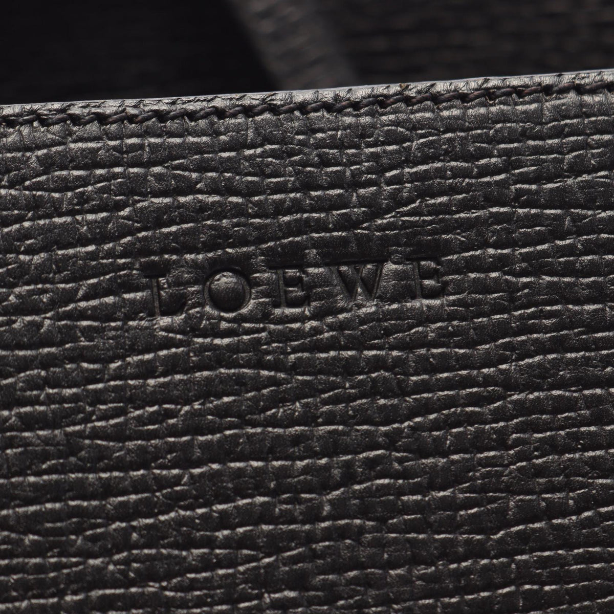 LOEWE Handbag Black leather 2101220206680