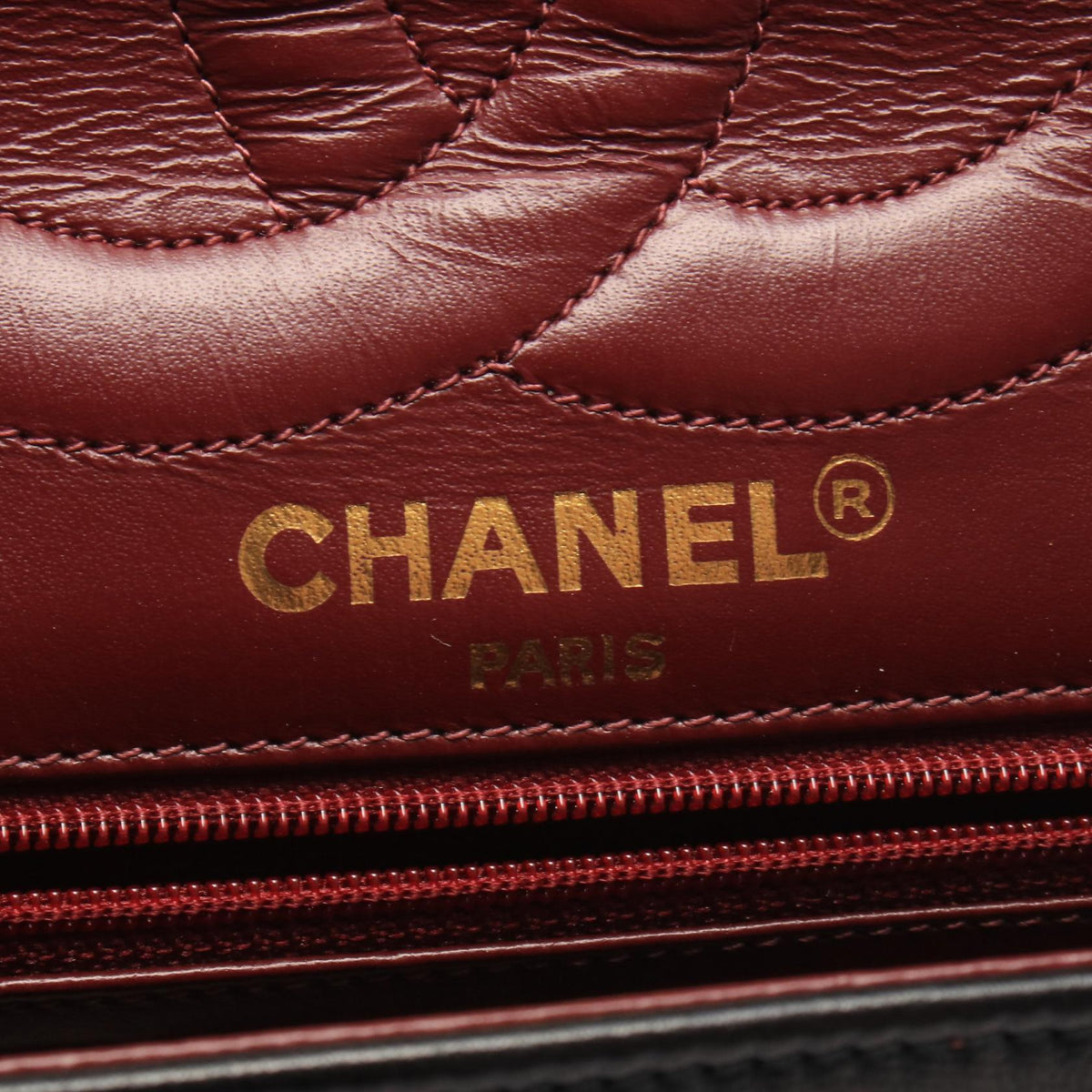CHANEL Black Matelasse Paris limited W flap Lambskin (sheep leather) 2101220203603