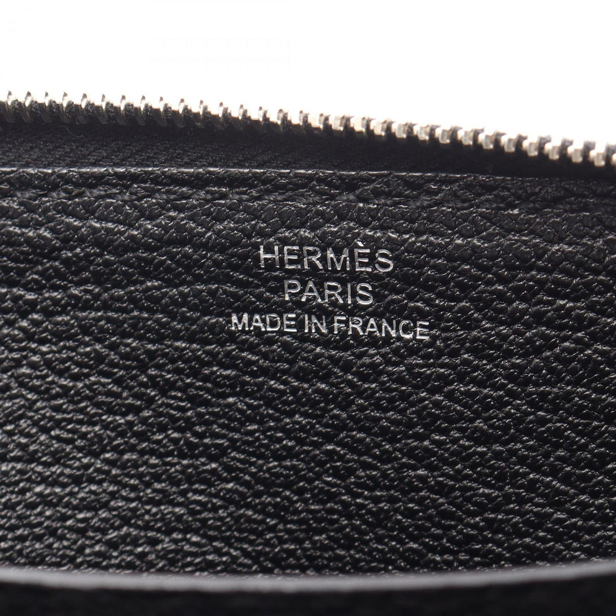 HERMES Asap Long Classic Around long wallet Black Chevre leather�Chevre 2101220218249