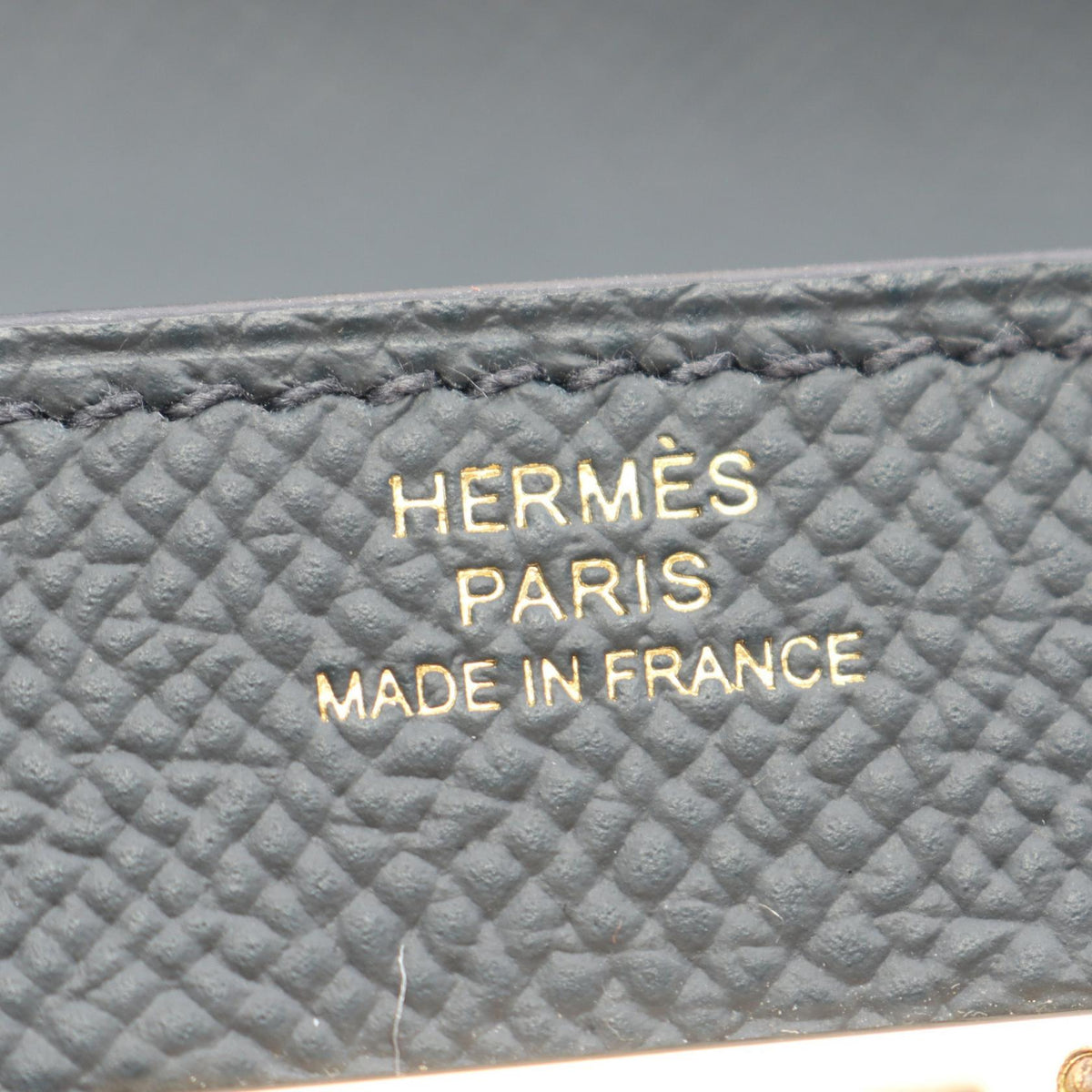 HERMES Kelly Long To Go Gris Misty Shoulder Bag Gray Epsom Other Epsom 2106800645217