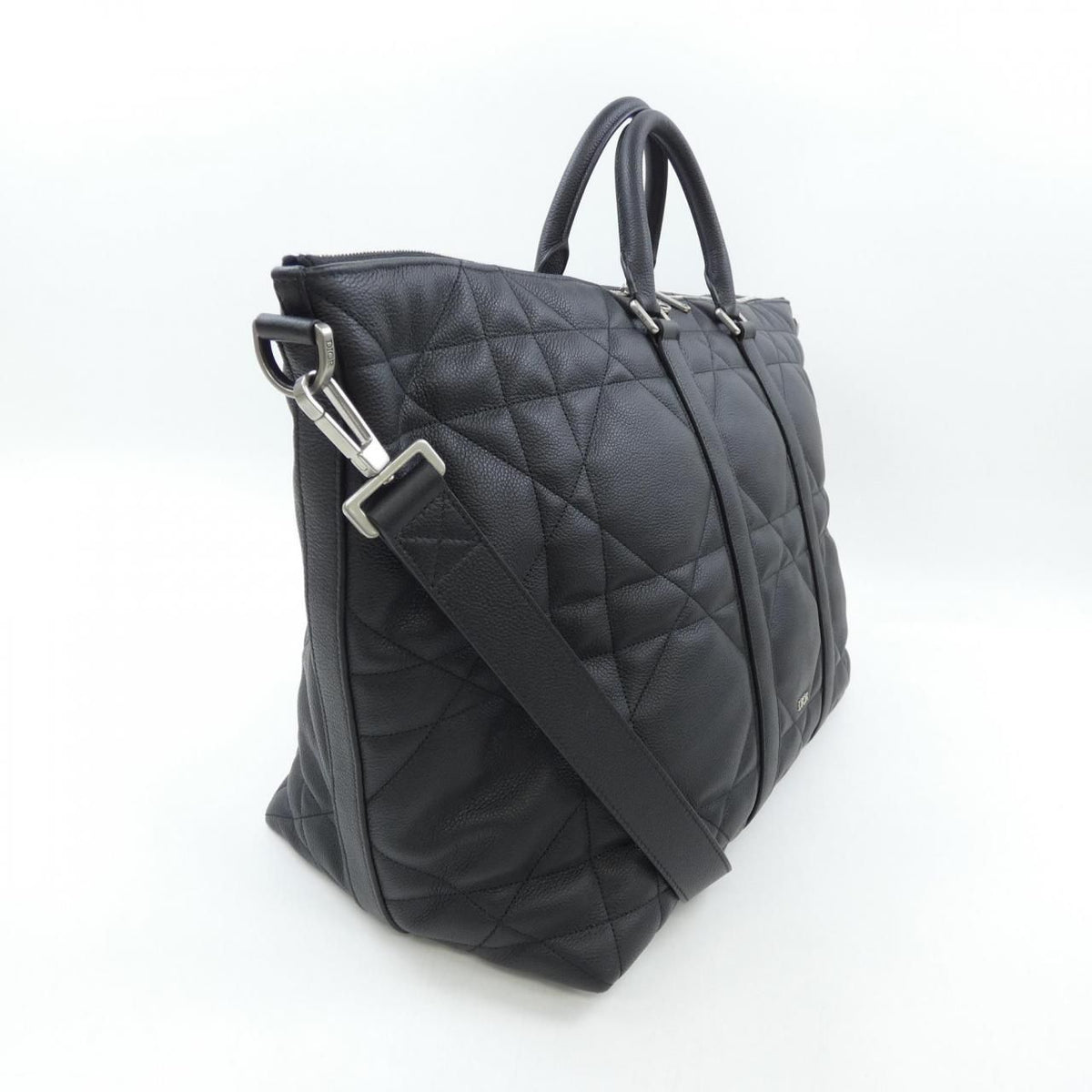 Dior Weekender 40 Maxi Cannage Leather Bag
