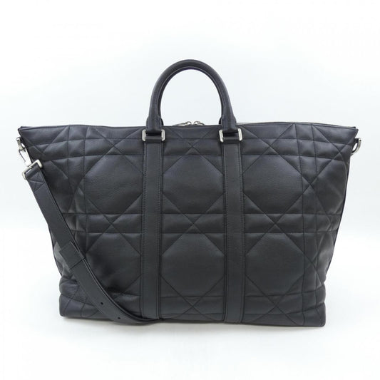 Dior Weekender 40 Maxi Cannage Leather Bag