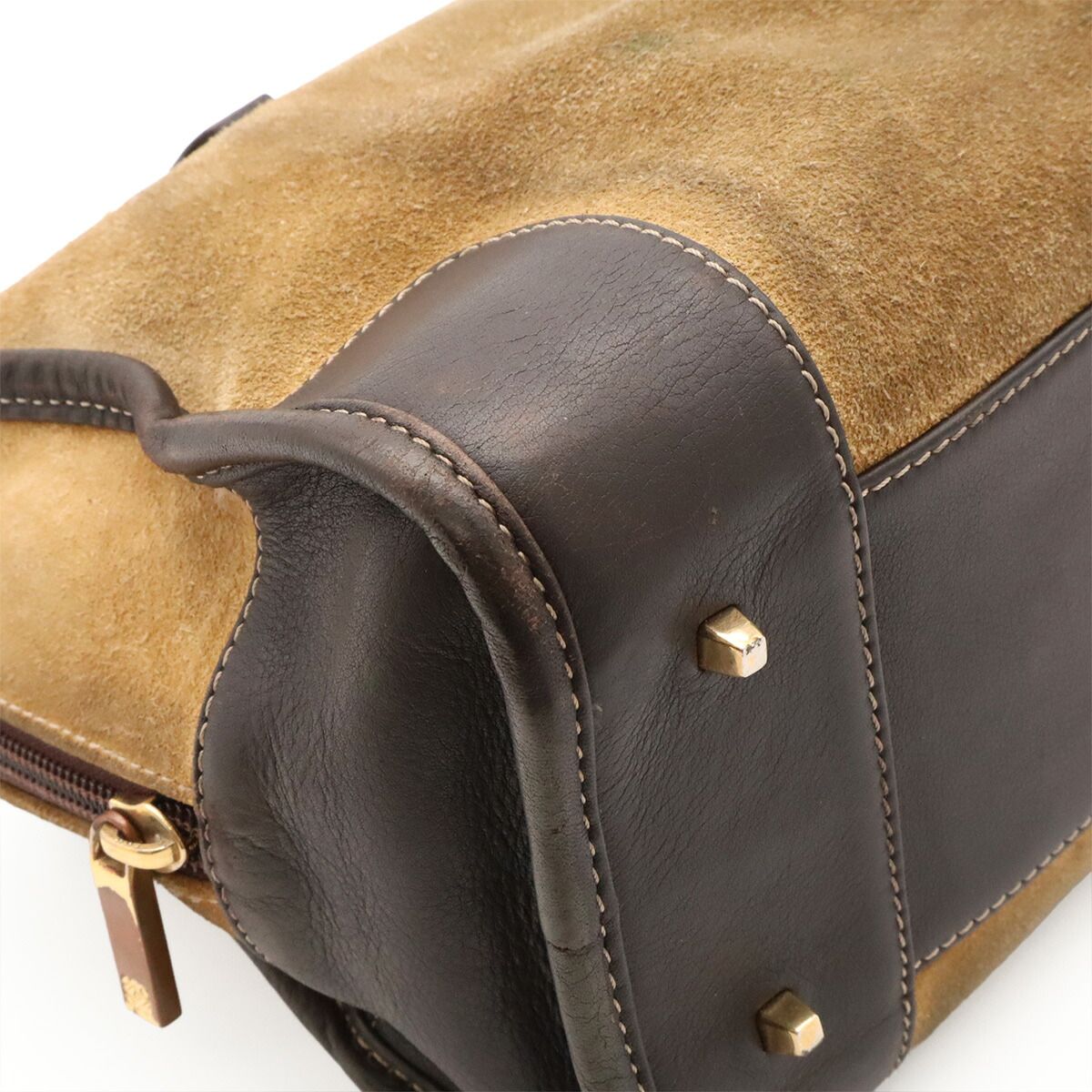 Loewe Amazona 27 Suede Leather Handbag