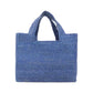 Loewe Font Tote Small Raffia Tote Bag