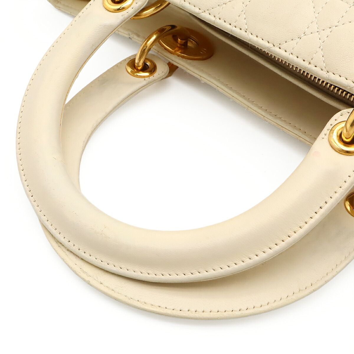 Christian Dior Lady Dior Leather 2way Bag