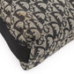 Christian Dior Trotter Jacquard Canvas Leather Shoulder Bag