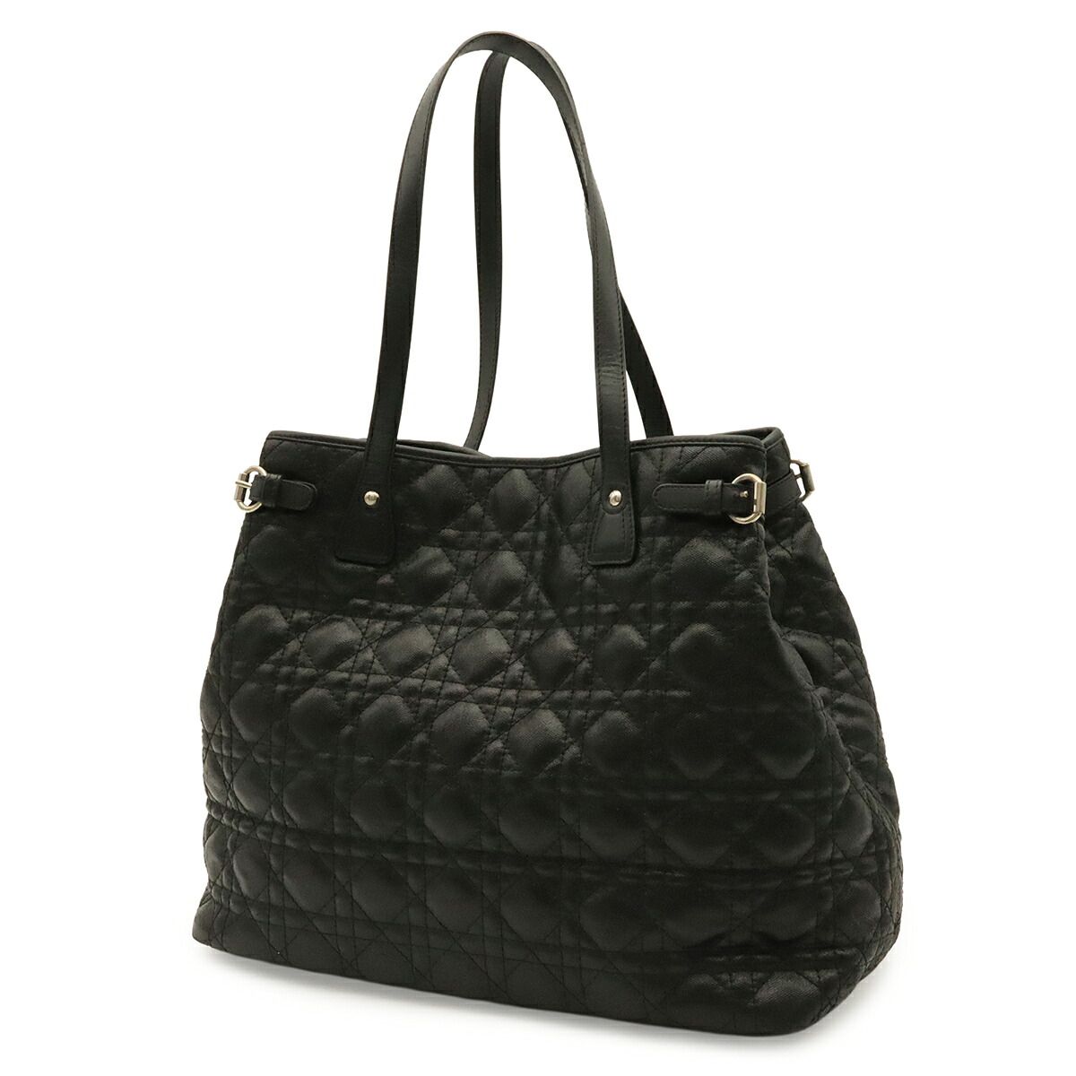 Christian Dior Panarea Coated Canvas Tote Bag