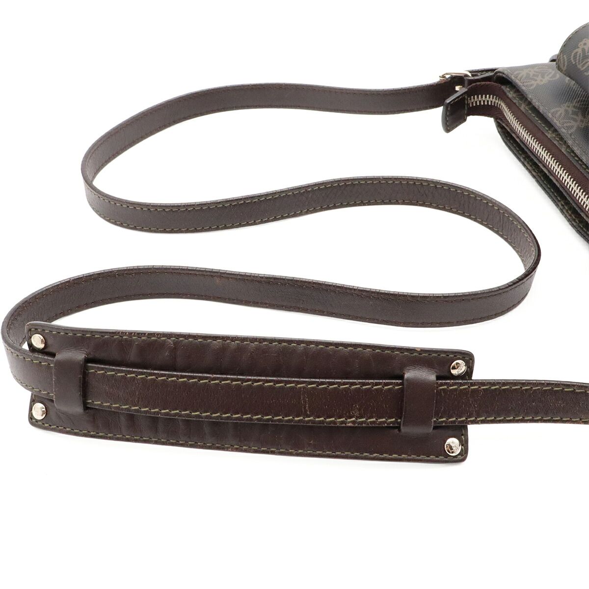 Loewe Repeat Anagram Coated Canvas Shoulder Bag