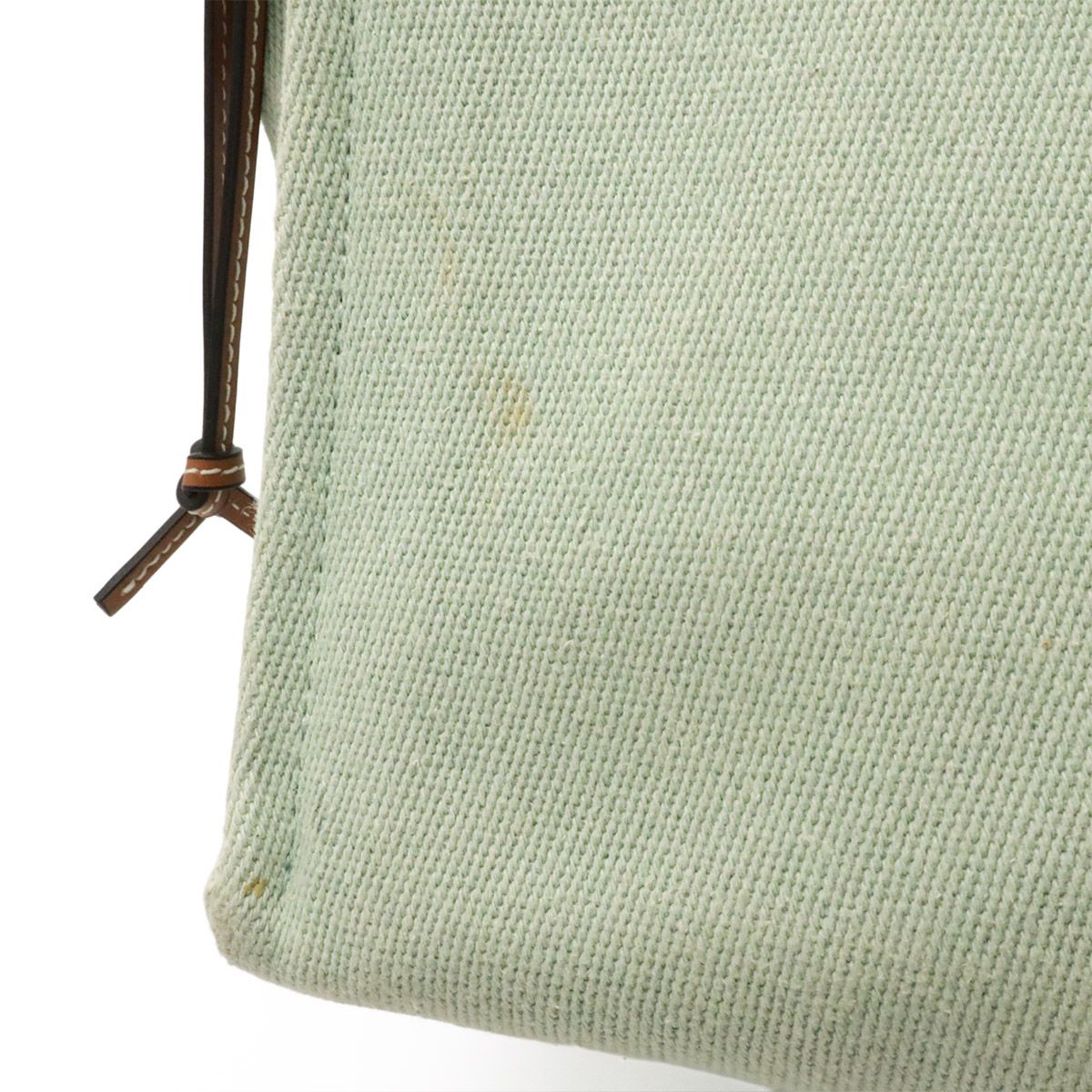 Loewe Cushion Tote Canvas Leather Tote Bag