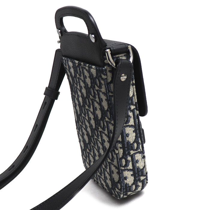 Dior Oblique Saddle Vertical Pouch Shoulder Bag