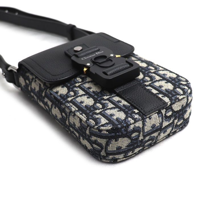 Dior Oblique Saddle Vertical Pouch Shoulder Bag