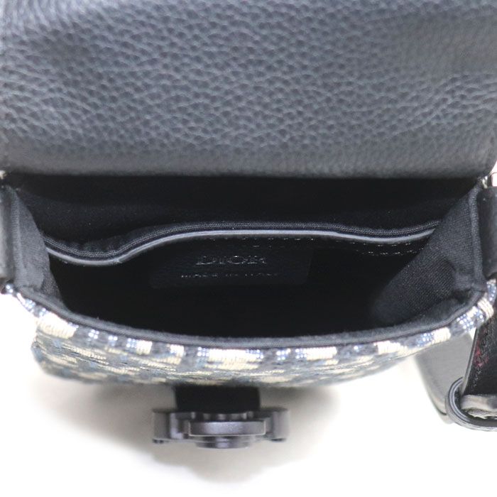 Dior Oblique Saddle Vertical Pouch Shoulder Bag