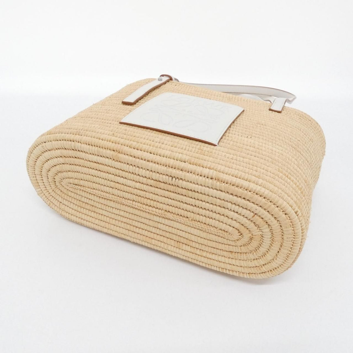 Loewe Square Basket Bag Raffia Calf Bag