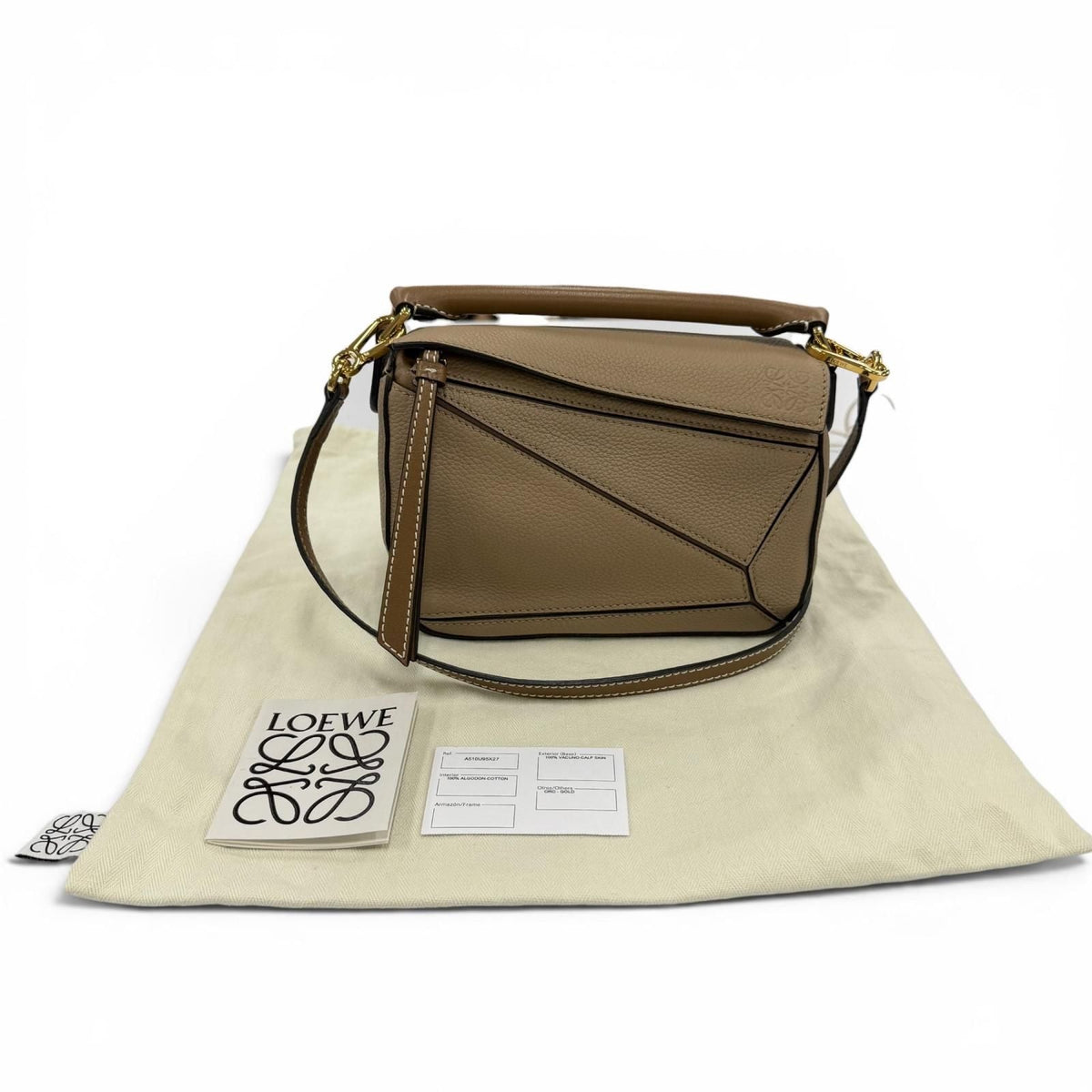 Loewe Puzzle calf leather 2way shoulder bag