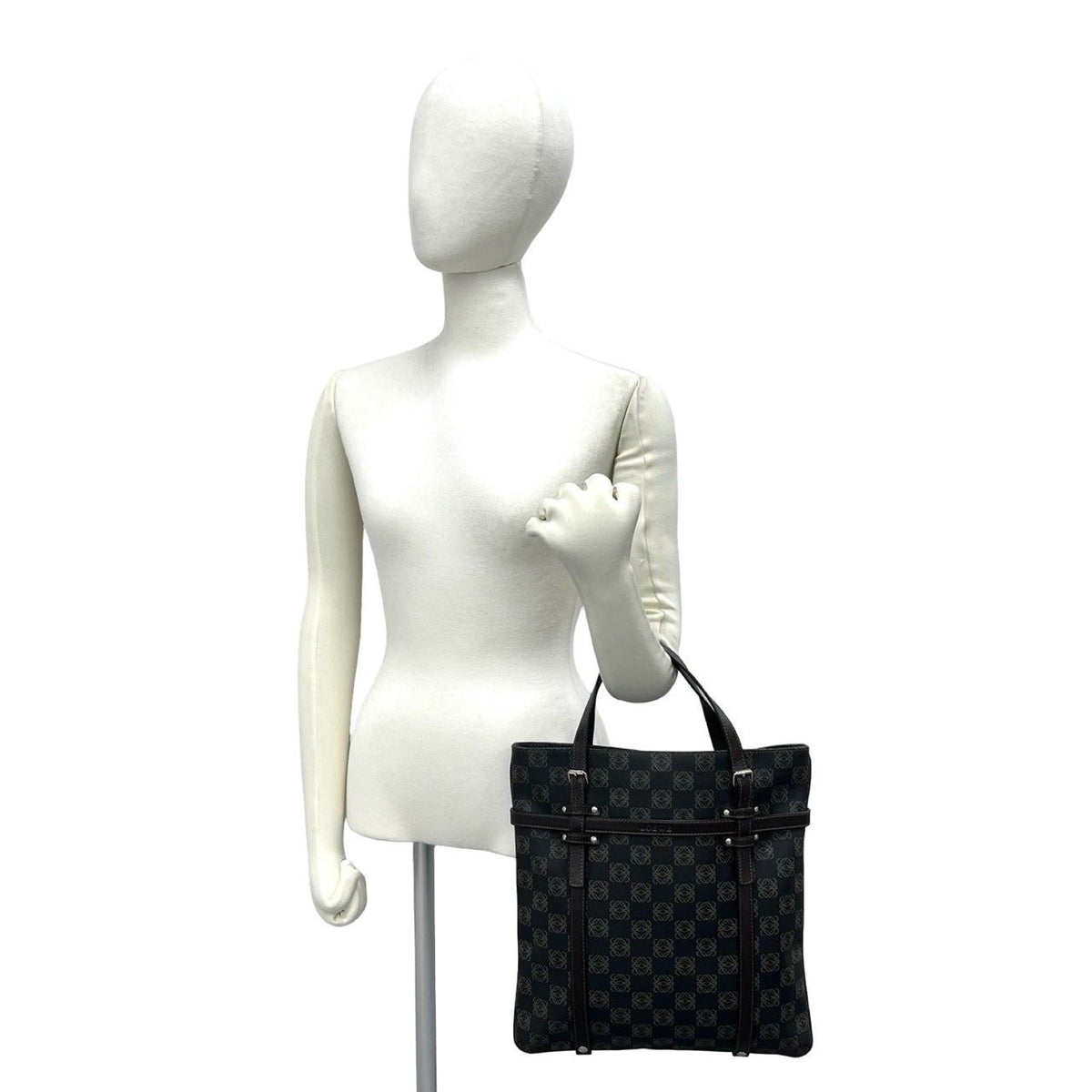 Loewe Anagram Leather Tote Bag