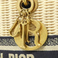 Christian Dior Dior Oblique Natural Wicker Canvas Handbag