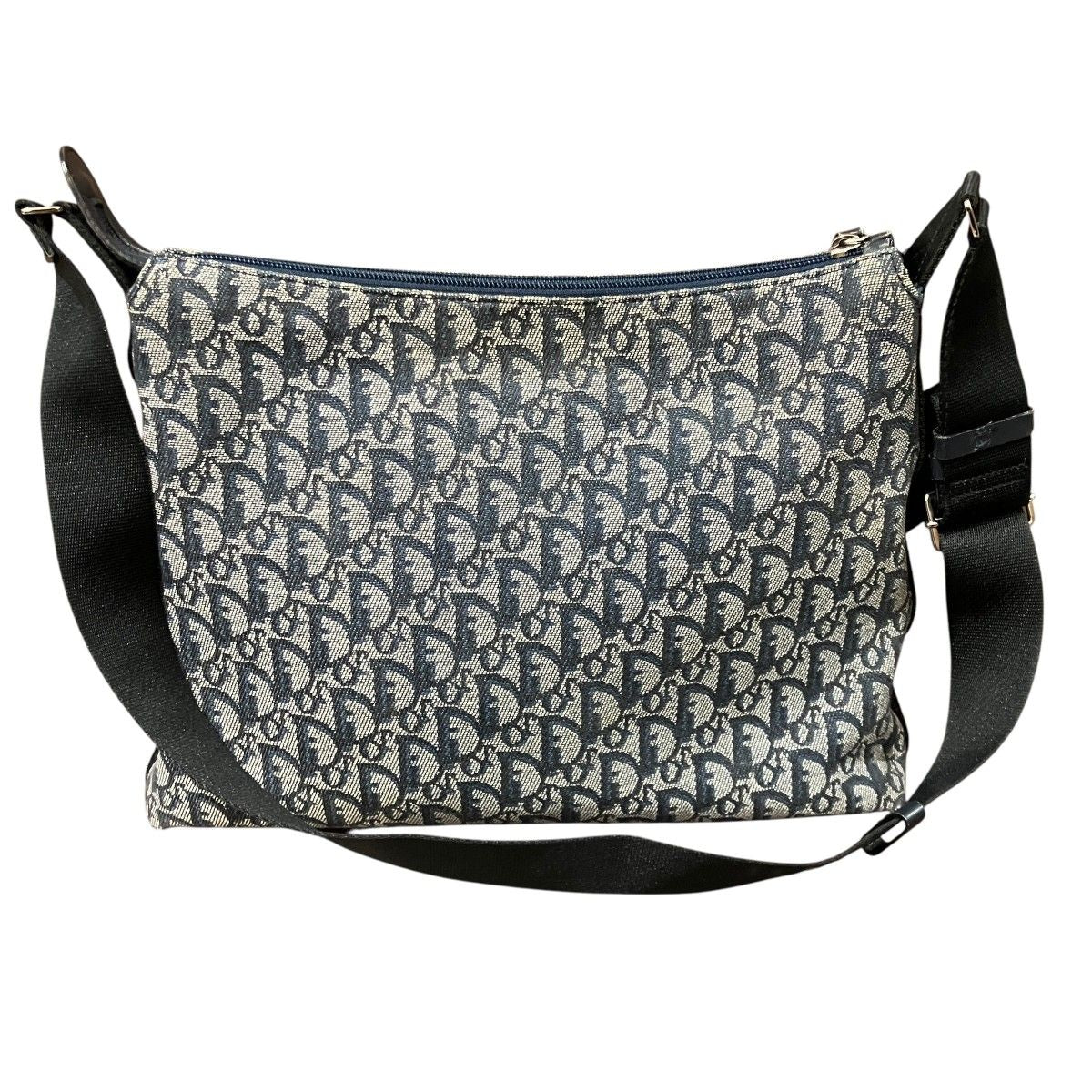 Dior Trotter Canvas Leather Shoulder Bag