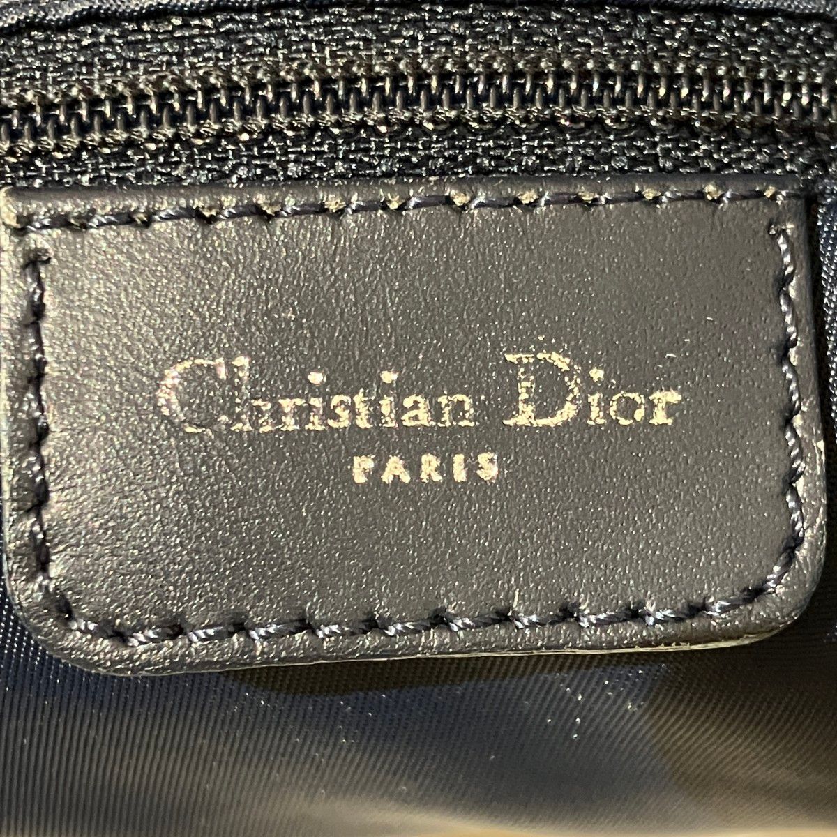 Dior Trotter Canvas Leather Shoulder Bag