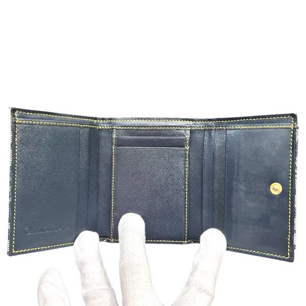 Dior Trotter Saddle Trifold Wallet