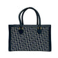 Christian Dior Trotter Canvas Leather Handbag