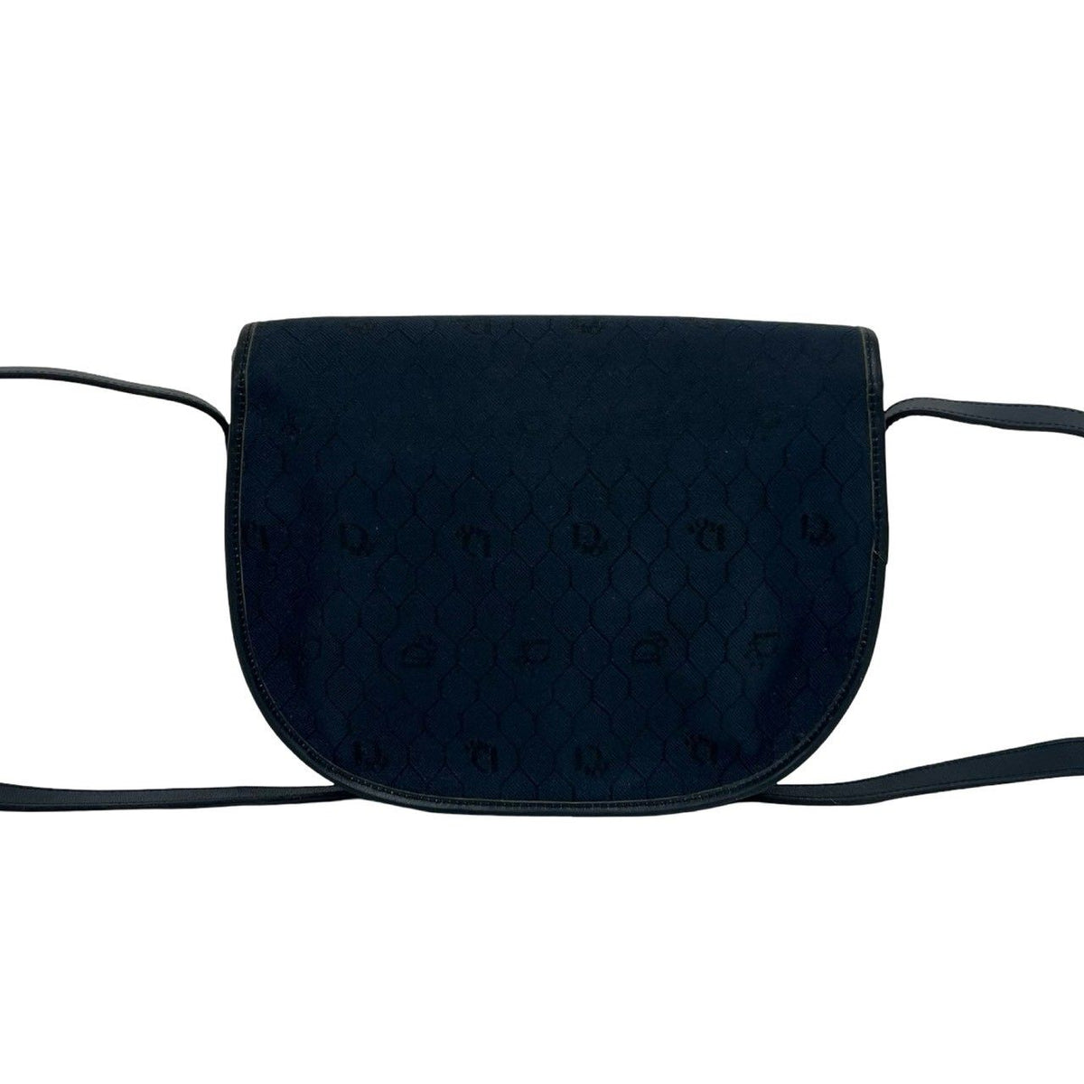 Christian Dior Honeycomb Leather Canvas Mini Shoulder Bag