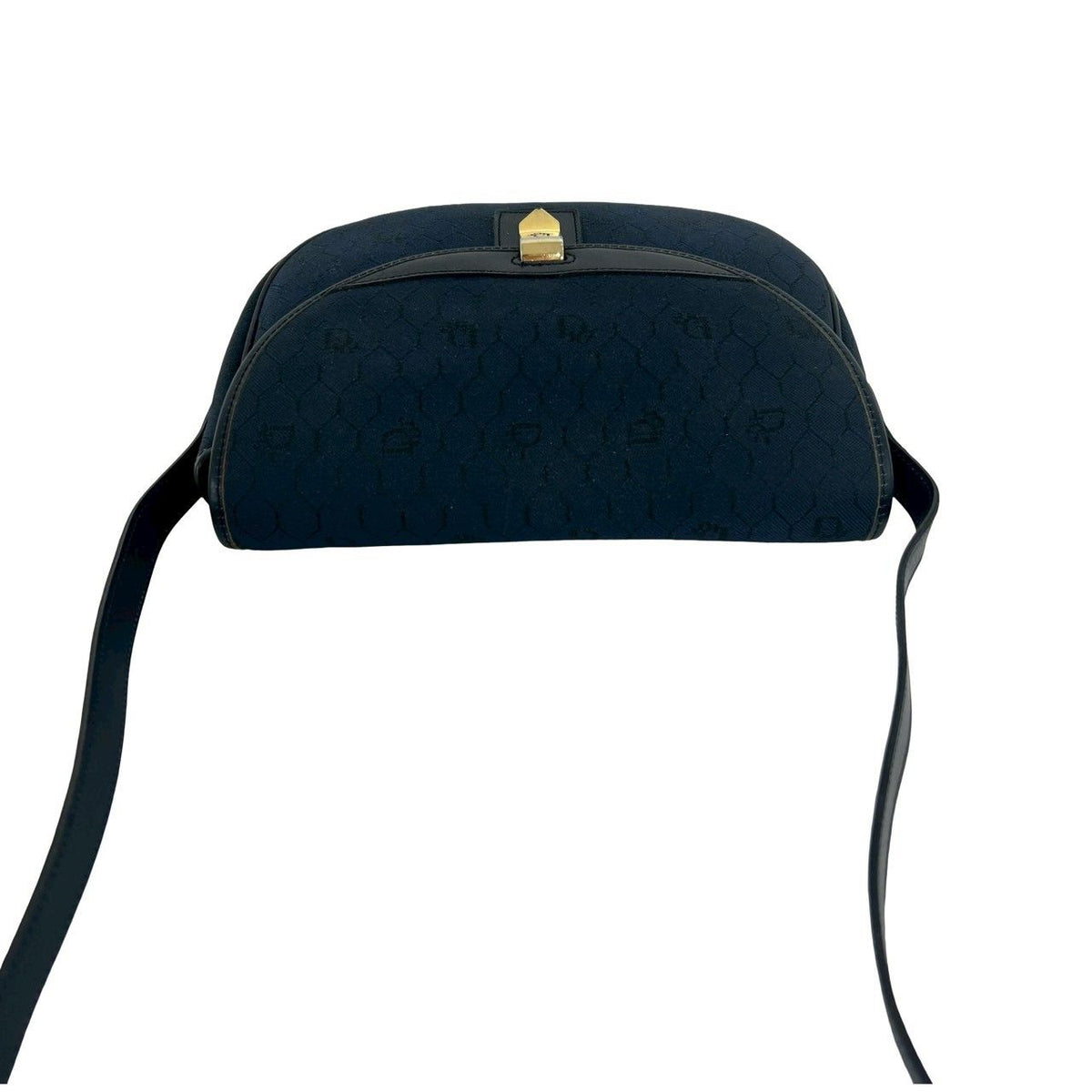 Christian Dior Honeycomb Leather Canvas Mini Shoulder Bag