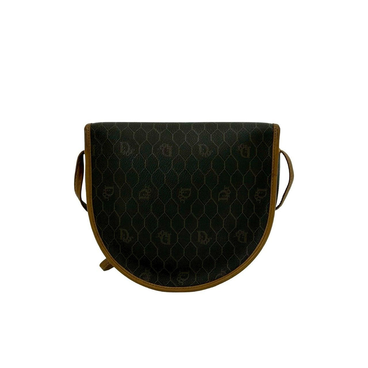 Christian Dior Honeycomb Leather Shoulder Bag