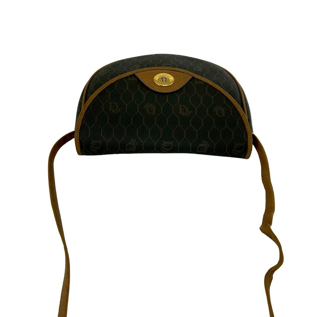 Christian Dior Honeycomb Leather Shoulder Bag