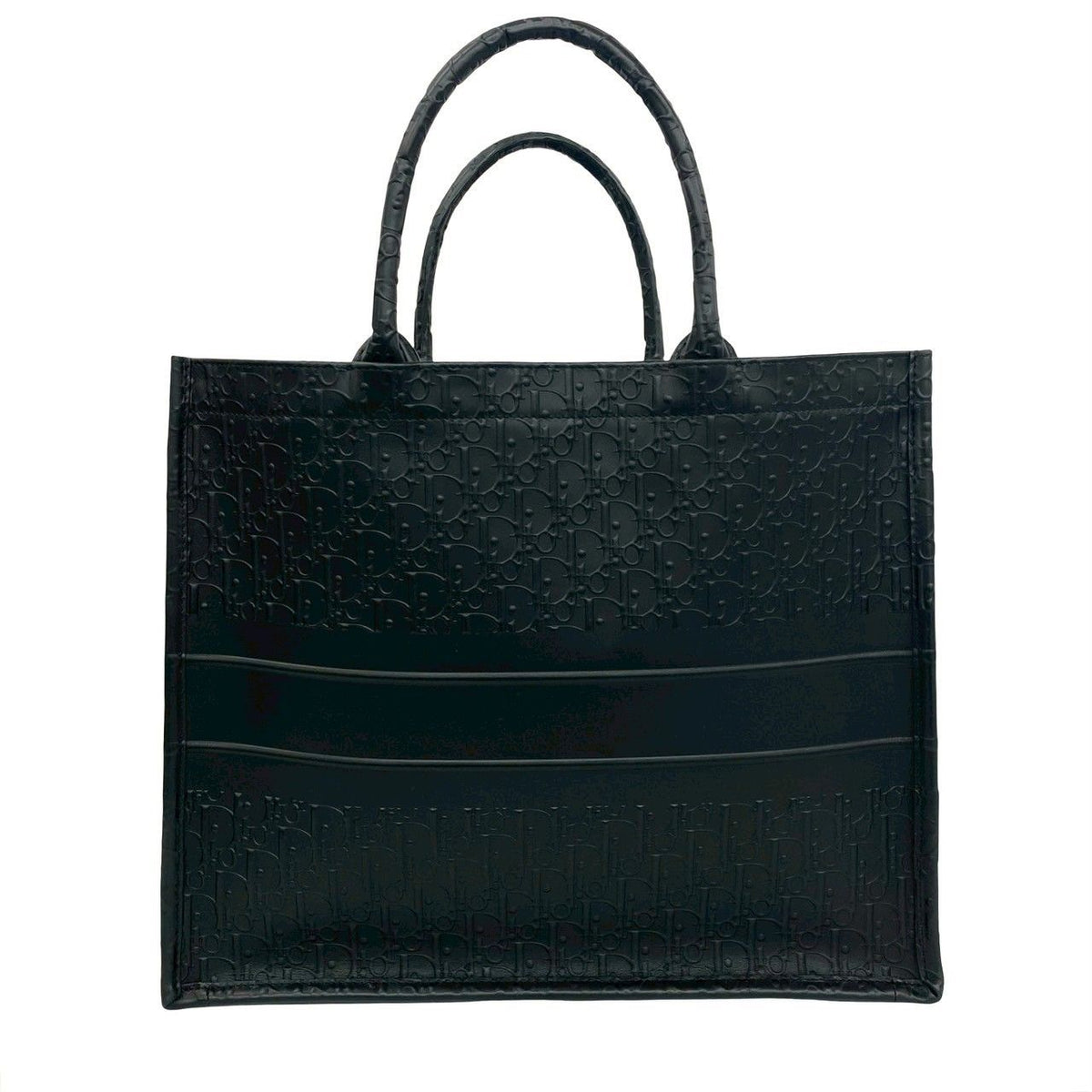 Christian Dior Book Tote Leather Tote Bag