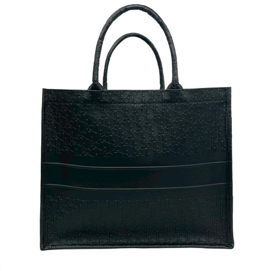 Christian Dior Book Tote Leather Tote Bag