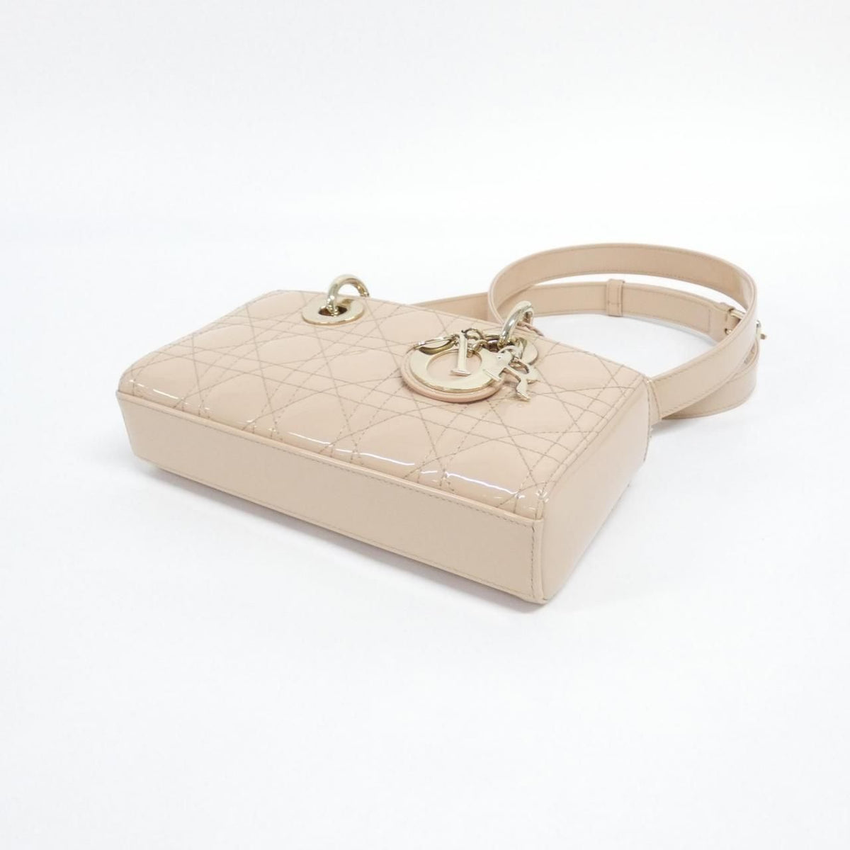 Christian Dior Lady D-Joy Patent Leather Bag
