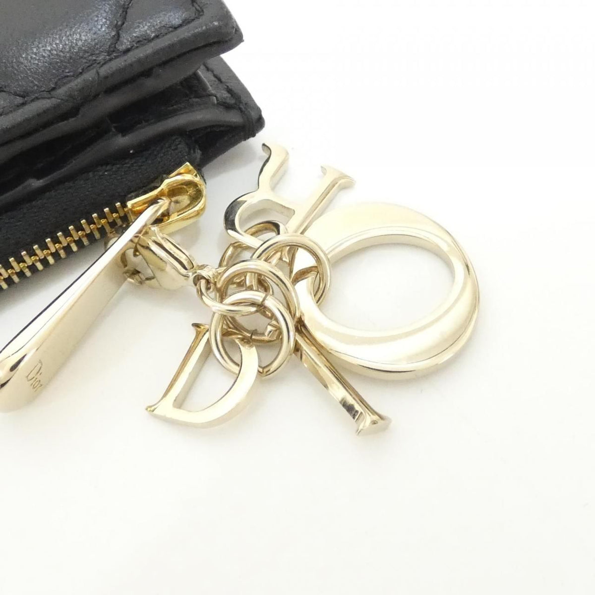 Christian Dior LADY DIOR DHALIA Lambskin Wallet