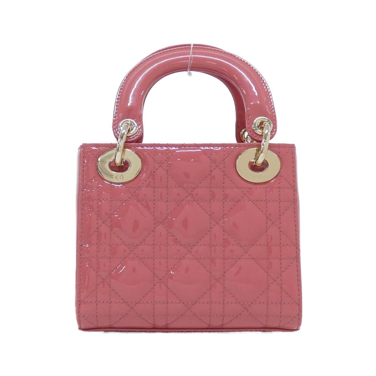 Christian Dior Lady Dior Patent Leather Handbag