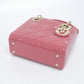 Christian Dior Lady Dior Patent Leather Handbag