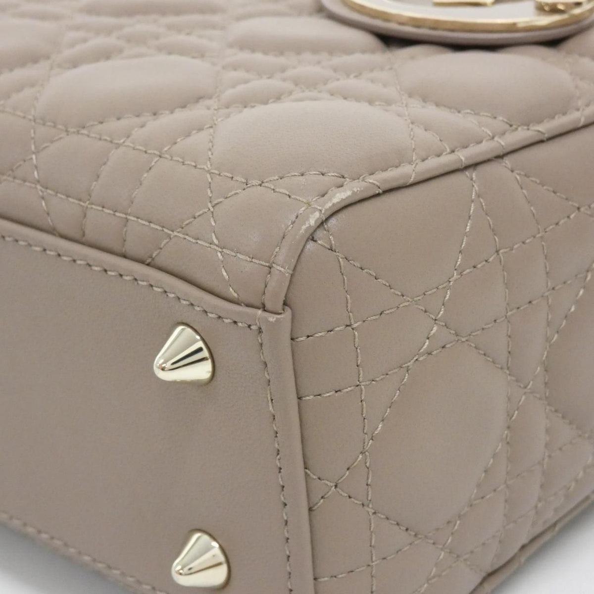Christian Dior Lady Dior Lambskin Handbag