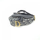 Christian Dior Dior Oblique Canvas Saddle Shoulder Bag