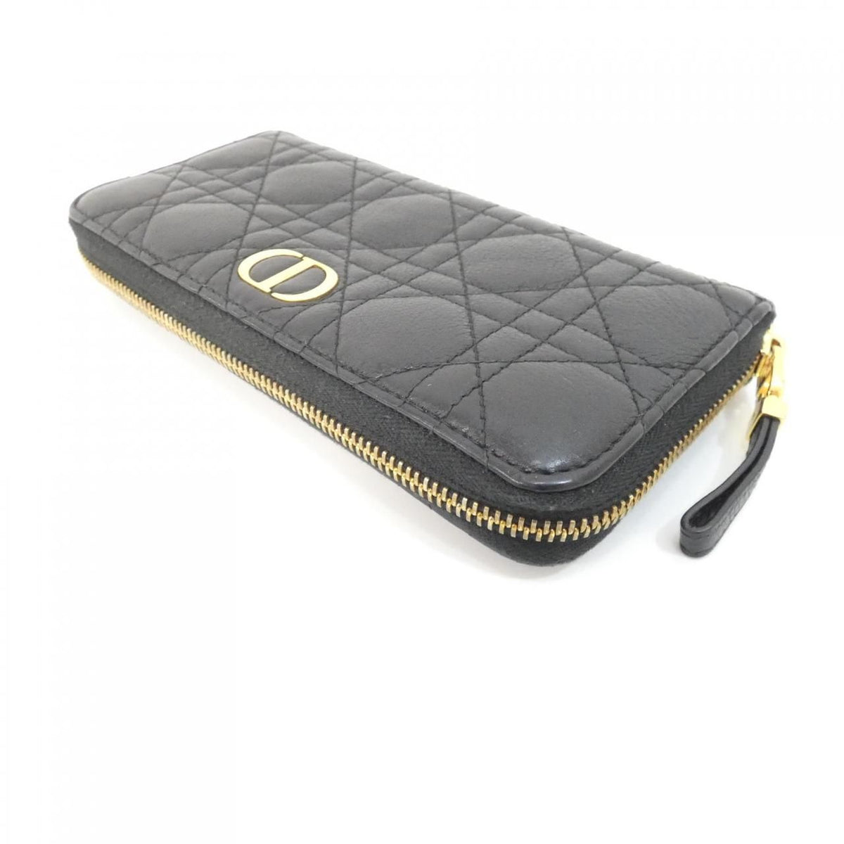 Christian Dior Dior Caro Calf Long Wallet