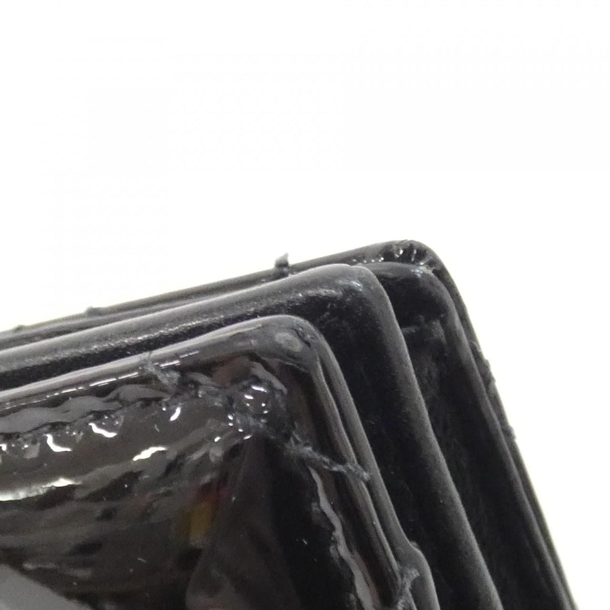 Christian Dior LADY DIOR BLOOM Patent Leather Card Case
