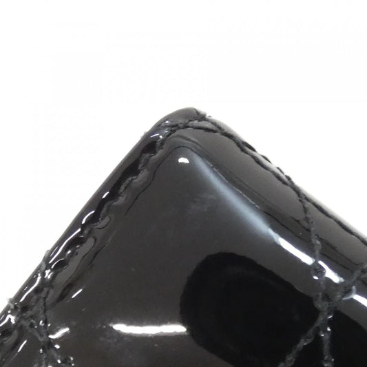 Christian Dior LADY DIOR BLOOM Patent Leather Card Case