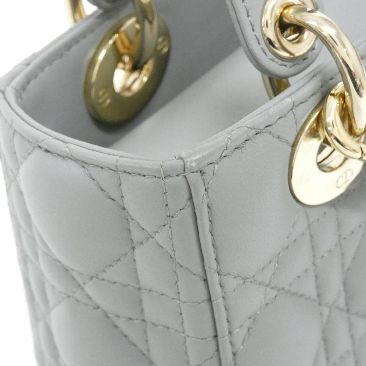 Christian Dior Lady Dior Lambskin Handbag