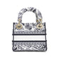 Christian Dior Plan De Paris Lady D-Lite Canvas Bag