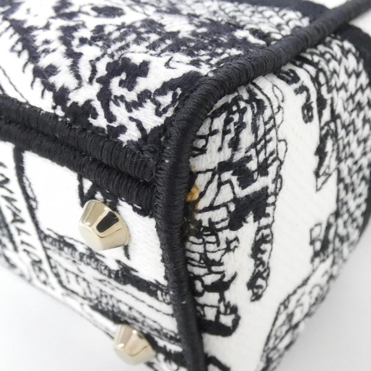 Christian Dior Plan De Paris Lady D-Lite Canvas Bag