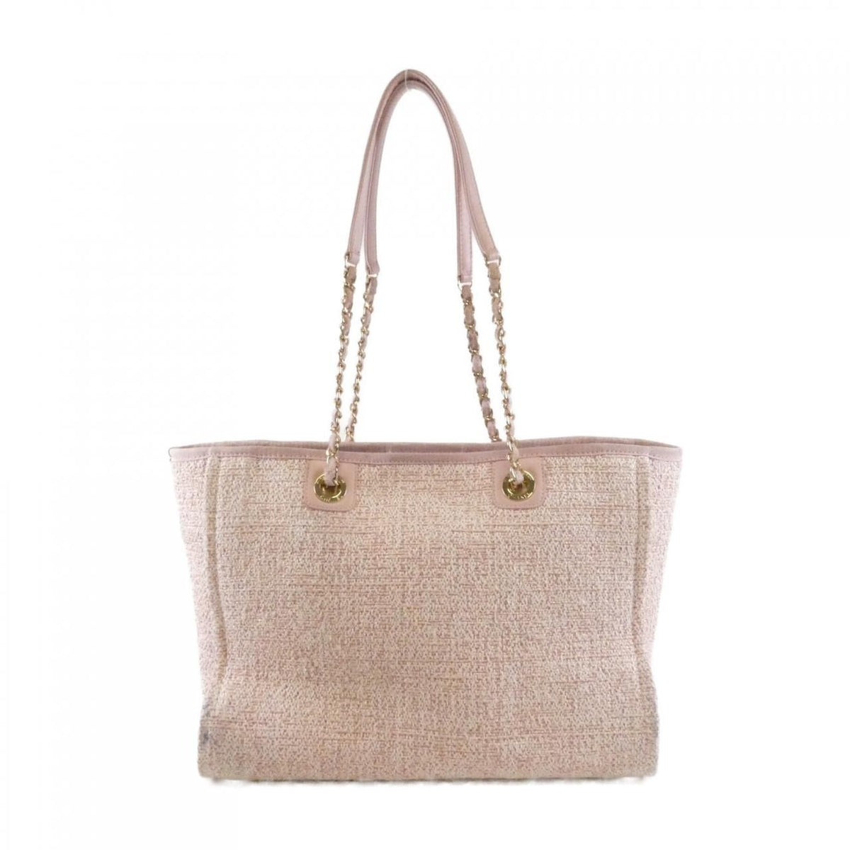 Chanel Deauville Nylon Canvas Tote Bag