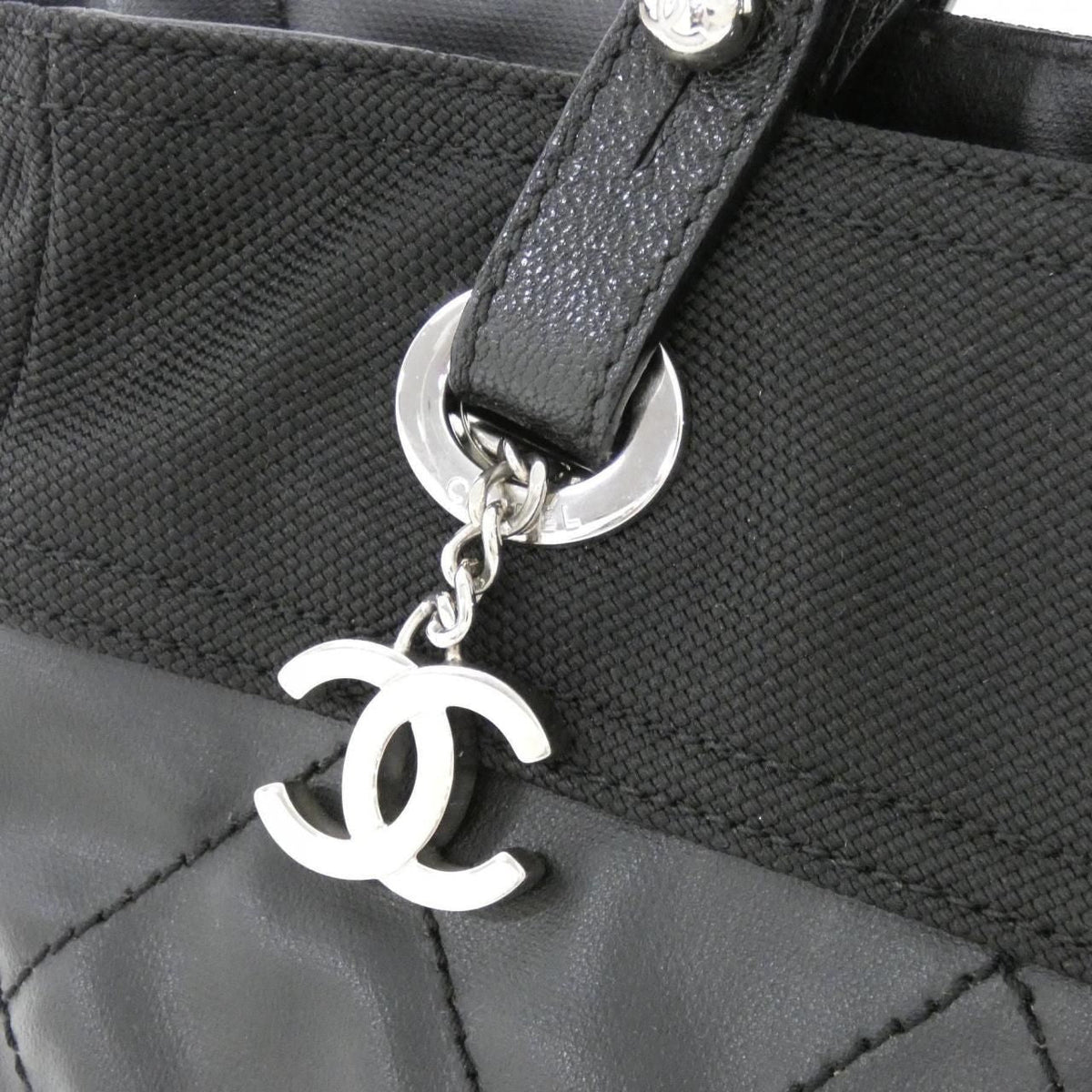 Chanel Paris Biarritz Canvas Tote Bag