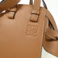 Loewe Hammock Drawstring Mini Anagram Jacquard Canvas Calf Shoulder Bag