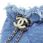 Chanel Print Denim Shoulder Bag