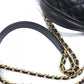 Chanel Grained Calfskin Lambskin Shoulder Bag